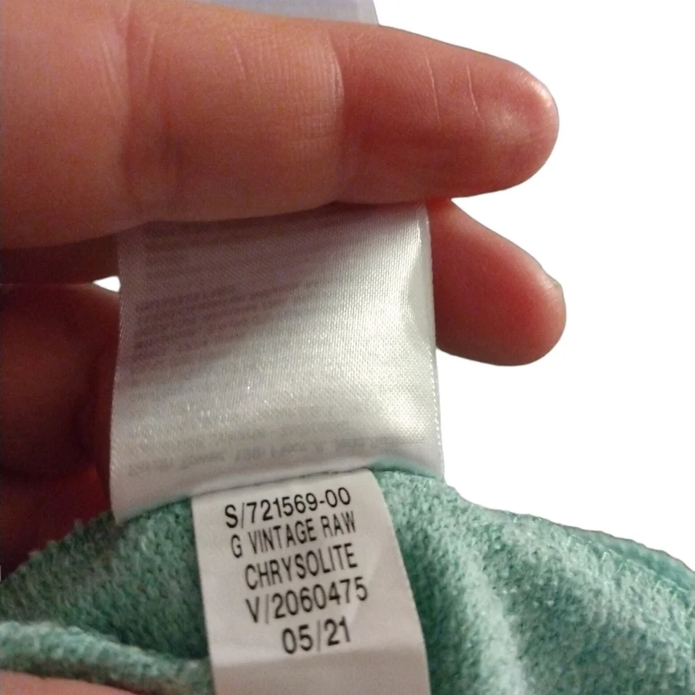Old Navy Girl's Mint Green Cropped Butterfly Hooded Sweatshirt Sized XS 5